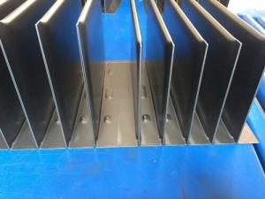 China 5 - 8 M / Min Power Transformer Radiator , Pressed Steel Radiators 16.5 KW Power factory
