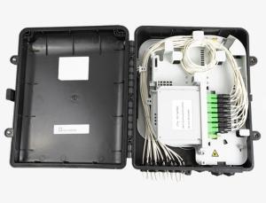 China Outdoor Optical Fiber Distribution Box 16 Fibers Pole Mount Type factory