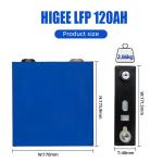 Higee 3.2v 120ah Lifepo4 Battery Cell