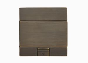 China Amertop Pop up Floor Outlet with Brass Cover Outlet and Receptacle Box factory