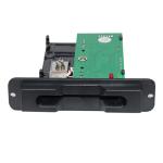 Black Bezel Magnetic Stripe Card Reader Half Insertion For Slot Machine