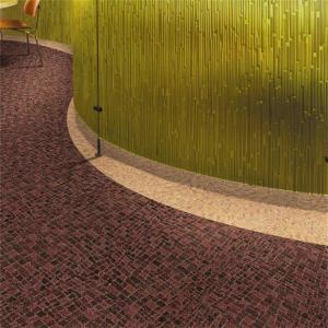 China Colorful Nylon Polyester Carpet , 100 Solution Dyed Carpet 6 Color factory