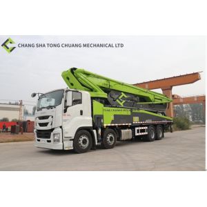 58 Meters Concrete Pump Truck 4 Bridge With Isuzu Engine