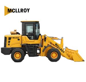 China 20.5-16 Tire Mini Articulated Wheel Loader, 1350mm Dump Reach Front End Shovel Wheel Loader factory