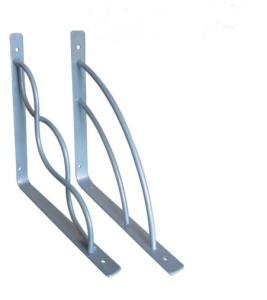 China Hanging Shelf Brackets Metal , 300*300mm Shelf Brackets Convenient Installation factory