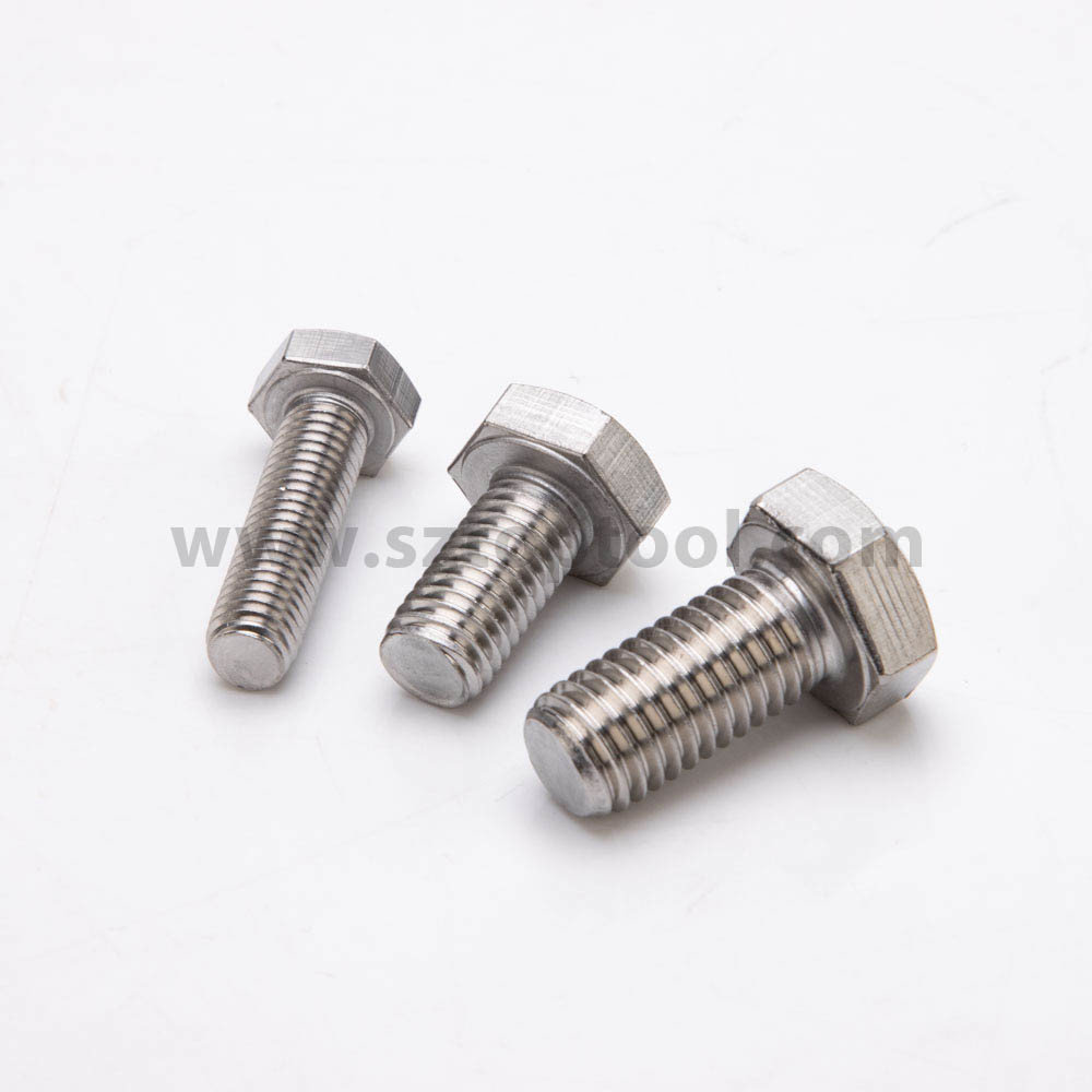 OEM External Hexagon Bolt 201 Stainless Hex Bolts M3-M20 Size