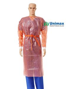 China 16gsm-45gsm SMS Disposable Isolation Gowns Inspection Rooms Use factory