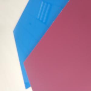 China Surface Protection Aluminium Panel Sheet , Aluminum ACP Sheet Red Blue Coating factory
