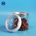 Clear 360ml 12oz Screw Cap Airtight Plastic Jar