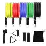11 Pcs 120mm Fitness Gear Resistance Tubes 2 Ankle Tube Bands