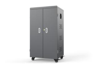 China Ipads Tablet Charging Cabinet Galvanized Sheet Big Capacity 64 Slots factory