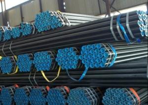 China Black Welded api 5l GR.B Carbon Erw Steel Pipe ASTM A53 factory