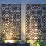 Garden Metal Laser Cut Screen Art Decor Stainless Steel Decorative Panels