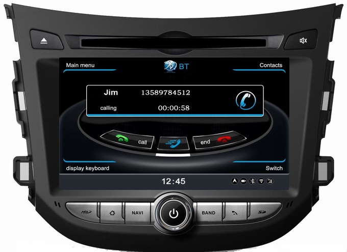 Ouchuangbo S100 Platform Car GPS Radio DVD Player for Hyundai HB20 2013 Bluetooth MP3 USB