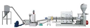 China 11-110 Kw Plastic Recycle Machine 380V Voltage Single Screw 3000 Kg Weight factory