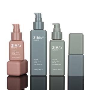 China Wholesale 50ml 100ml 150ml Frosted Square Rectangle Lotion Hair Cuticle Oil Cream Spray Bottles factory