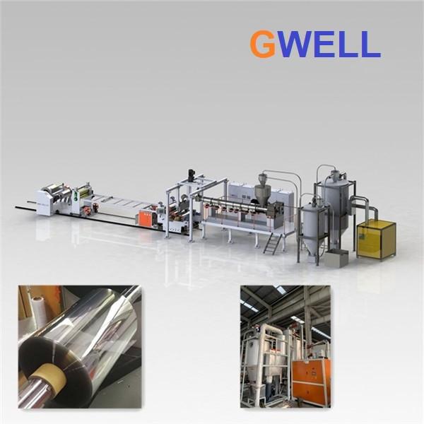 High Production Capacity PET Sheet Extrusion Line Customized Single Screw PET