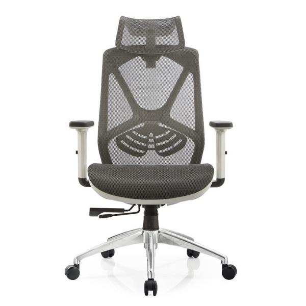 2D Adjustable Headrest Ergonomic Folding Office Chair Relieve Lumbar Pressure