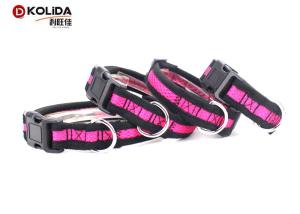 China Soft Liner Nylon Dog Collars Padded Airmesh For Small / Medium / Large Dogs factory
