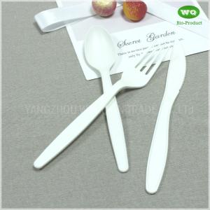 China 100% Compostable 7inch CPLA Cutlery Sets Heavyweight Disposable Biodegradable Bio-Based Plastic Utensils Silverware factory