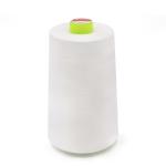 40/2 100% Polyester Sewing Machine Thread Black White Color For Clothing And