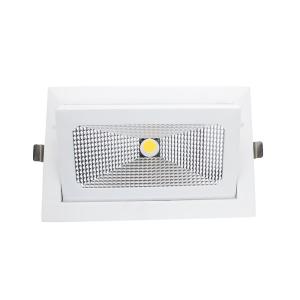 China 3300 to 3600lm 30w 90 Degree IP40 Shop 9 Inch Square Recessed LED Downlights factory