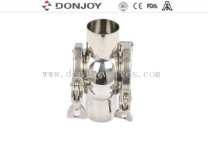 China Weld Ends Flow Sanitary DN100 Sight Glass for pipeline factory