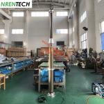 4.5m mobile pneumatic telescoping mast for mobile CCTV vehicle-inside CCTV wires