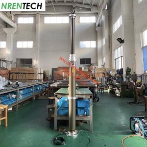 China 4.5m CCTV pneumatic telescopic mast for mobile surveillance-inside CCTV wires factory