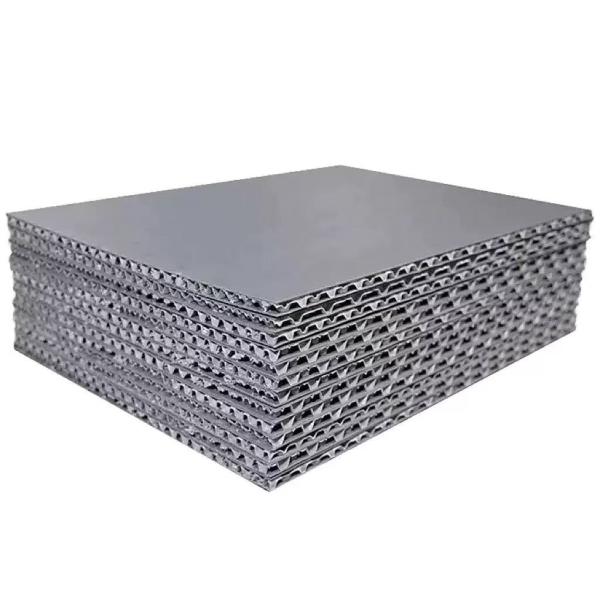 China Waterproof PP Honeycomb Panels Grey Honeycomb Polypropylene Sheets Recyclable factory