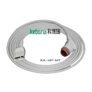 China Patient Monitor 12 Pin IBP Cable To Merit Transducer factory