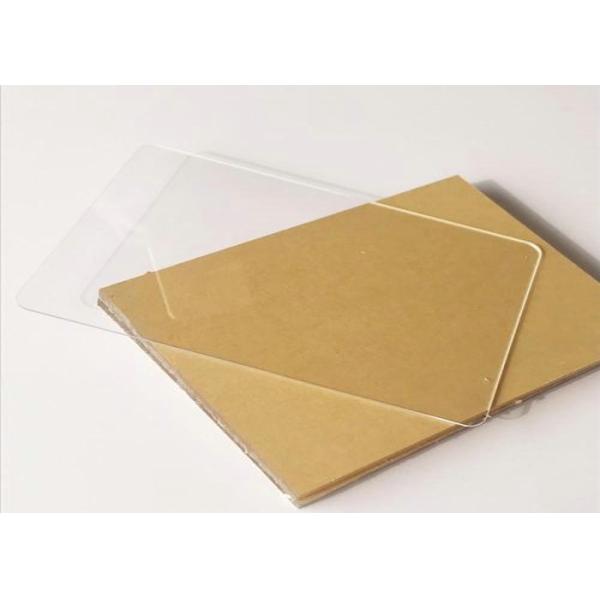 China Double Sided Adhesive Film PMMA Clear Acrylic Sheet factory