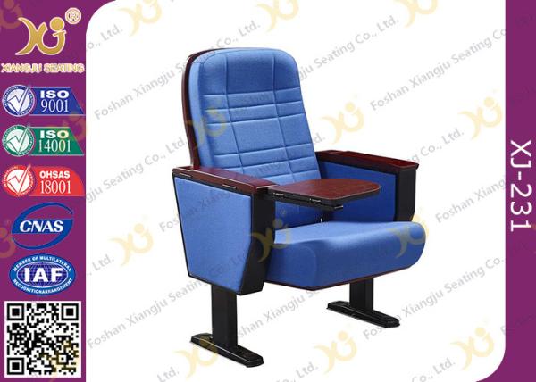 Vintage Two Movie Theater Theatre Auditorium Seating Chairs Solidwood Church