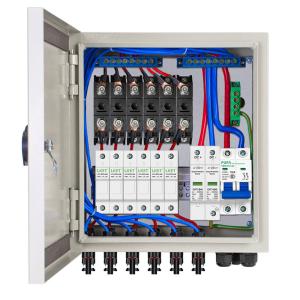 China 24 in 1out 500vdc Longmax Pv Combiner Junction Box for outdoor installation factory