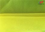 Bright Yellow 100% Polyester Fluorescent Material Fabric For Garment