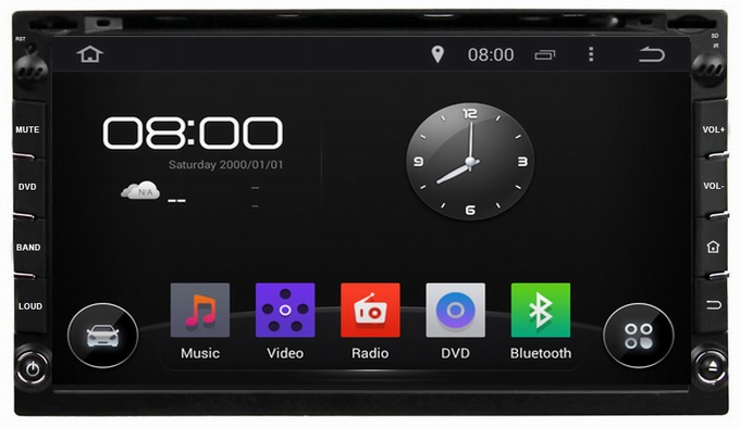 Ouchuangbo Pure Android 4.4 Universal Car DVD Multimedia Stereo System OCB-6952D