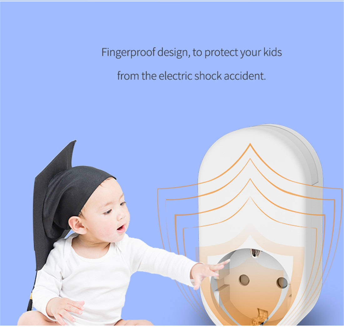 GDKES Wi-Fi+BLE EU Plug with Dimmable Night Light