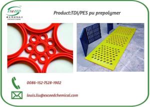 China Colorless PU Screen Sheet TDI Based Polyester Polyurethane Prepolymer factory
