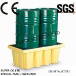 Polyethylene Drum Containment Pallets For Chemical , Acids Amd Corrosives Liquid