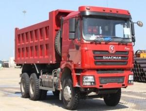 China 10 Tries SHACMAN Red Dumper Truck F3000 Dump Truck Vehicle 380HP For Mining factory