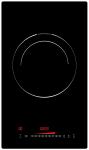 Top Crystal Glass Smoothtop Single Burner Induction Cooktop in Black