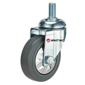China Elastic TPR screw castor factory