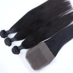 7A Top Quality Virgin Brazilian Human Hair Bundles With Cheap Free Parting Lace