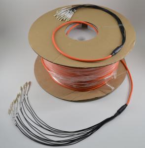 China 12/24 Strand Multimode Fiber Optic Cable Pre Terminated High Density With LC Connectors factory