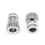 Double Gear 3D Printer 1.75mm Bondtech Extruder Wheel Stainless Steel