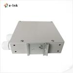 6 Ports Din Rail Fiber Splice Box Without Adapters and Pigtails