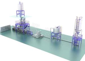 China Petrochemical Polimerization Plastic Pelletizing Machine Energy Efficient For PP Powder factory