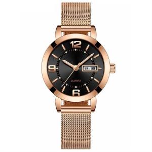 China Calendar Waterproof Business Women Watch Japan Movt Womens Quartz Watch 3ATM factory