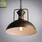 Nordic Bulb Base E26 Black Retro Industrial Style Pendant Light