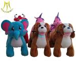 Hansel stuffed ride on animals children go kart amusement rides for sale